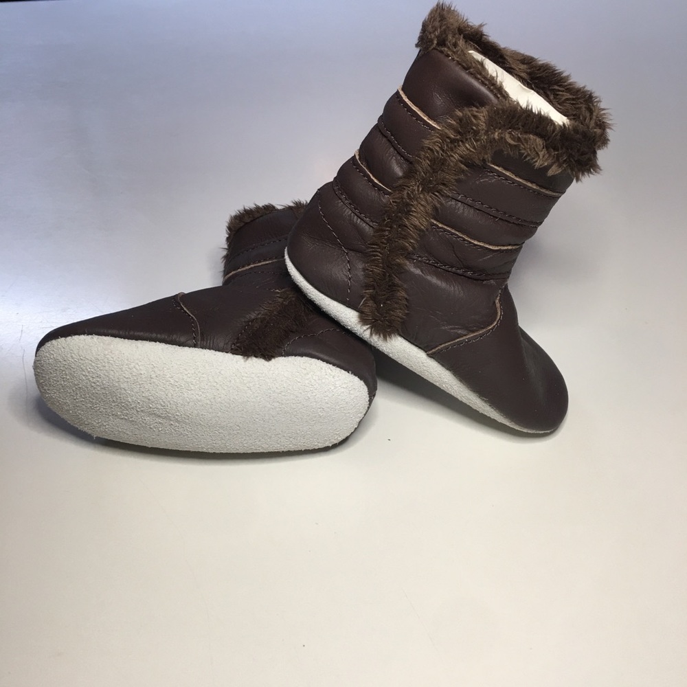 2/$30 Luna Tickle Toes Infant Leather Boots 0-6M